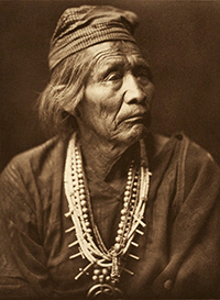 A Navajo Indian elder.