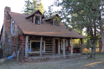 One of the on-site cabin rentals.