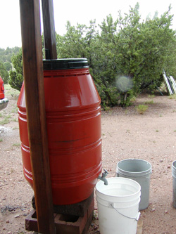 Rain catchment system.