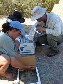 Creating a home made solar oven.