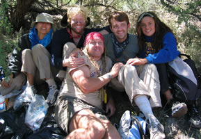  Happy faces after our rescue for the DISCOVERY CHANNEL's "Lost in the Wild: High Desert."